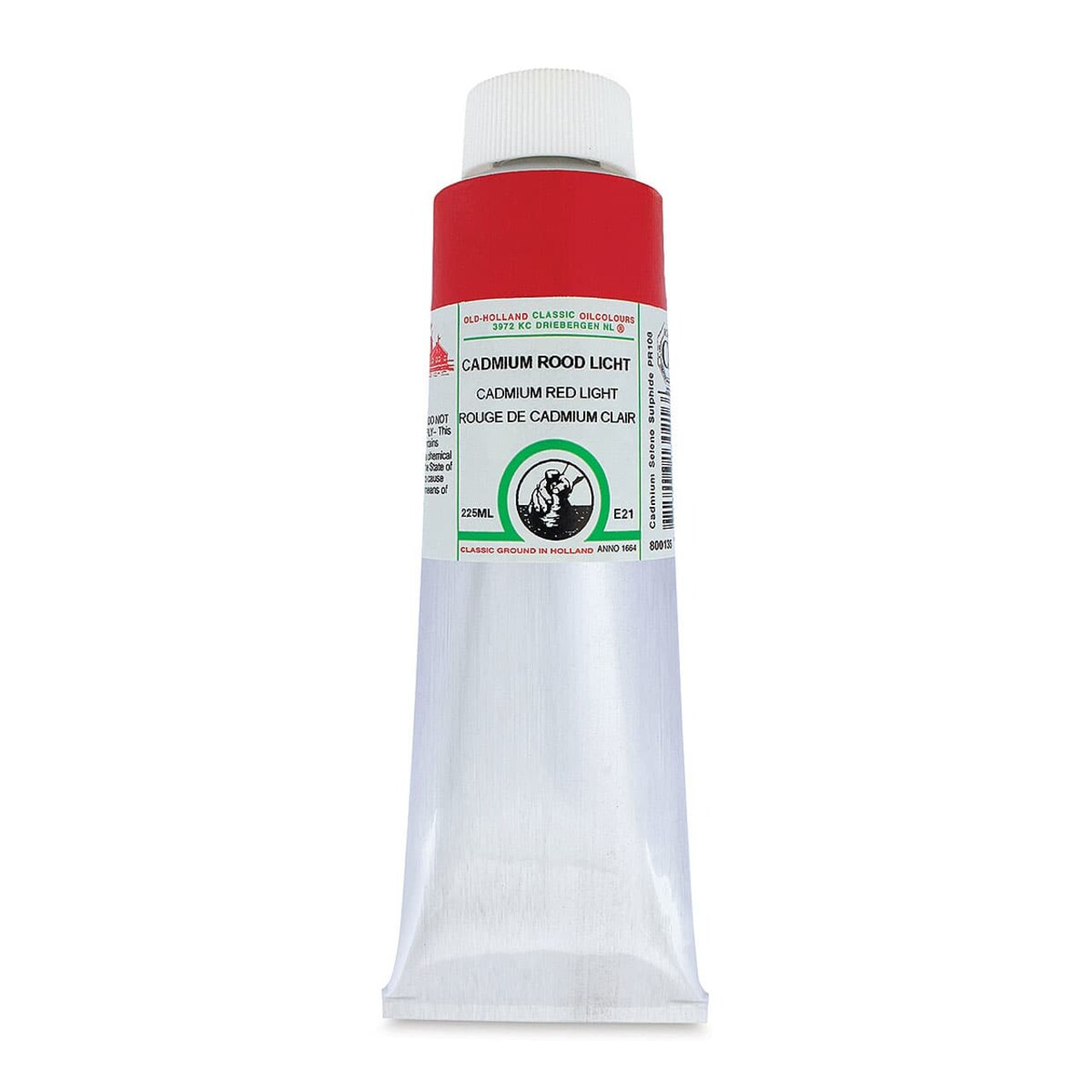 Old Holland Classic Oil Colors - Cadmium Red Light, 225 ml tube